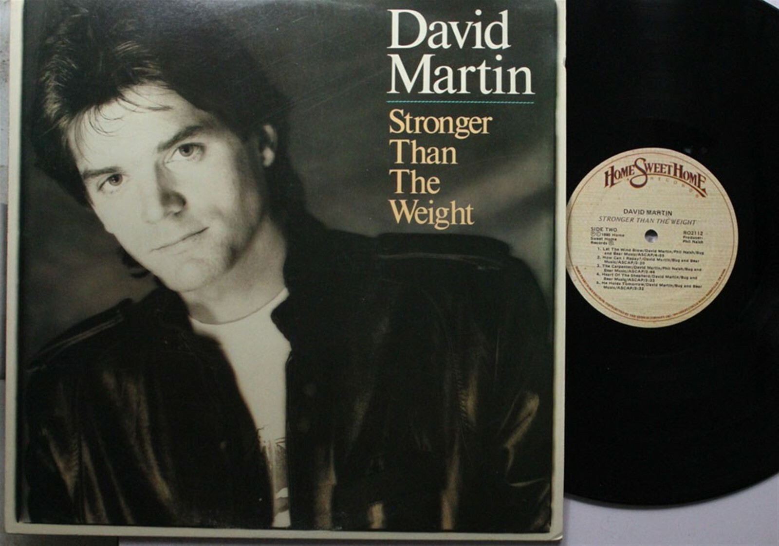 David Martin·Strong Than The Weight ·AOR David Martin – Stronger Than The Weight – Vinyl (LP, Album