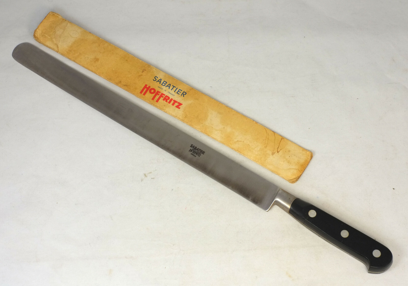 Vintage Sabatier Hoffritz 12" Stainless Steel Kitchen Carving Slicing