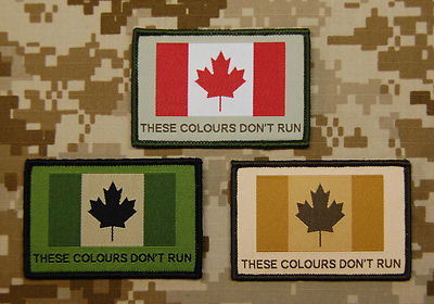 CANADA FLAG Red White Military Morale Patch Army POLICE Mounties JTF2 CadPat