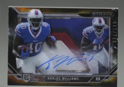 2015 Topps Strata Karlos Williams #SSAR-KWI
