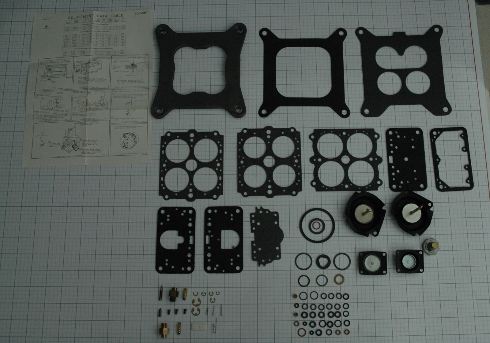HOLLEY MARINE 4160 CARB REBUILD KIT PN E8JL-9510-DA 50464 HOLLEY MARINE 4160 CARB REBUILD KIT PN E8JL-9510-DA 50464