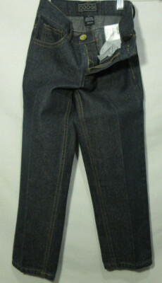 Vintage Kids Denim Jeans Coogi 1990's Skater Pants Blue Cotton Logo Embroidered