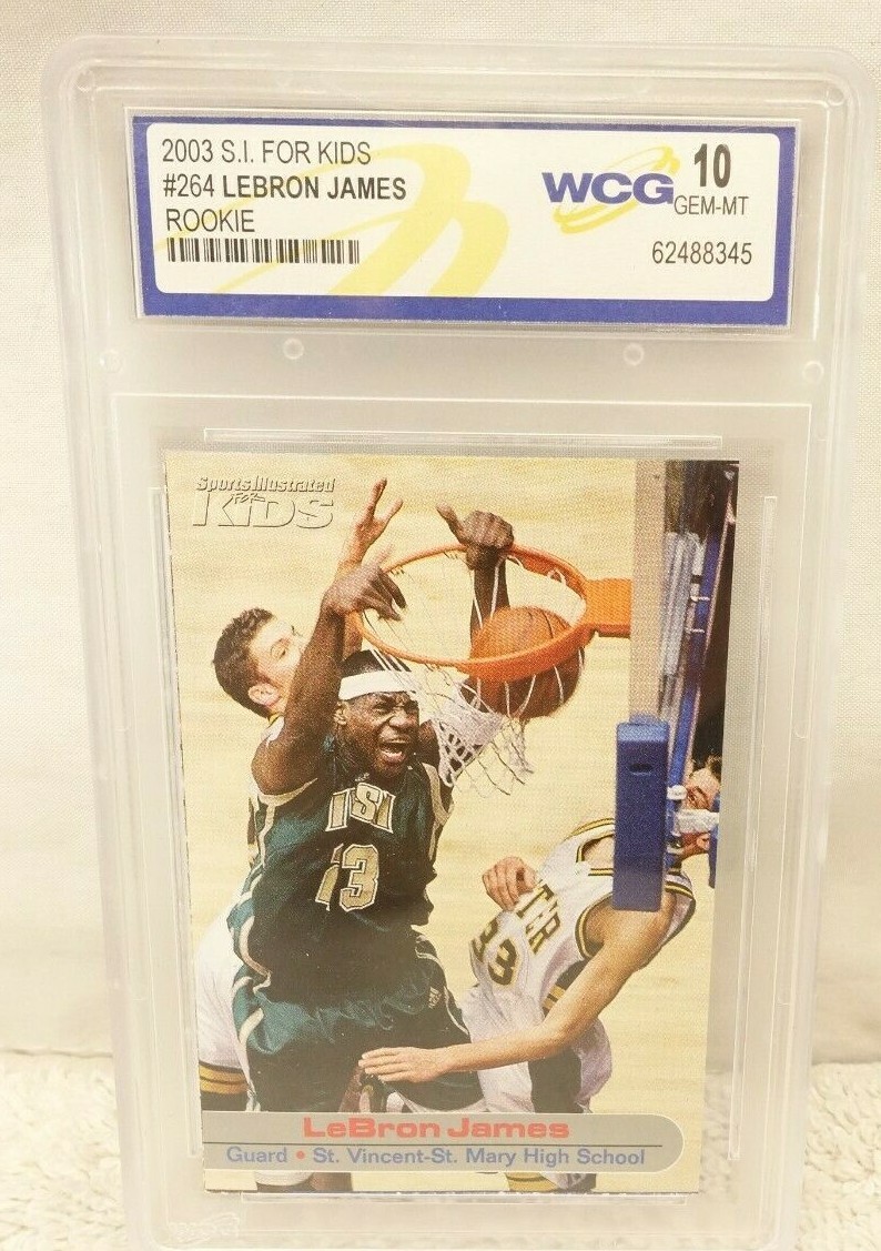 LEBRON JAMES #264 ROOKIE SPORTS ILLUSTRADED SI FOR KIDS WCG
