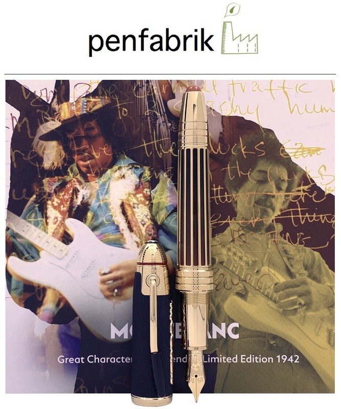 MONTBLANC - Great Characters - Jimi Hendrix 1942 - Fountain Pen