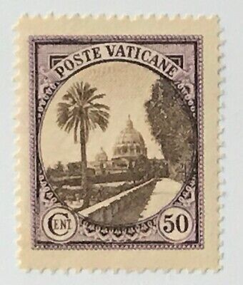 Vatican City #Mi27 MNH 1933 Bernini Colonnades St. Peter's [25]