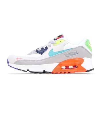 Кроссовки для маленьких детей Nike Air Max 90 EOI Жемчужно-серый/Спортивный бирюзовый (DA5716 001) - 13