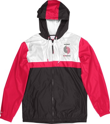 MITCHELL & NESS MITCHELL & NESS PORTLAND TRAIL BLAZERS NBA MARGIN OF VICTORY WINDBREAKER JACKET