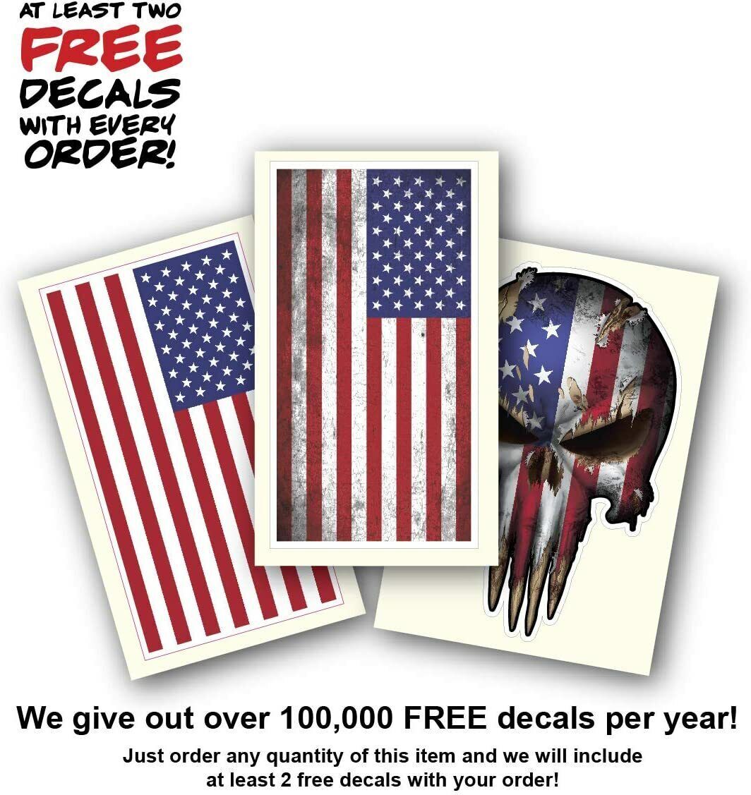 American Flag Skull Car Truck Window Bumper USA decal sticker Auto Military