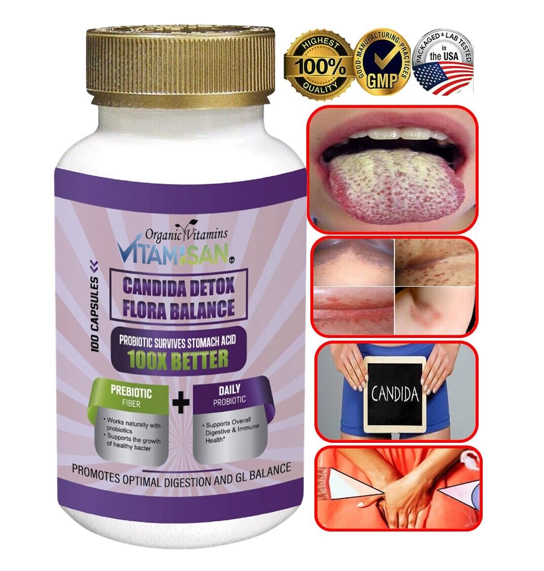 Potent Candida Cleanse: Yeast Infection Treatment and Detox with Herbs, Enzymes 