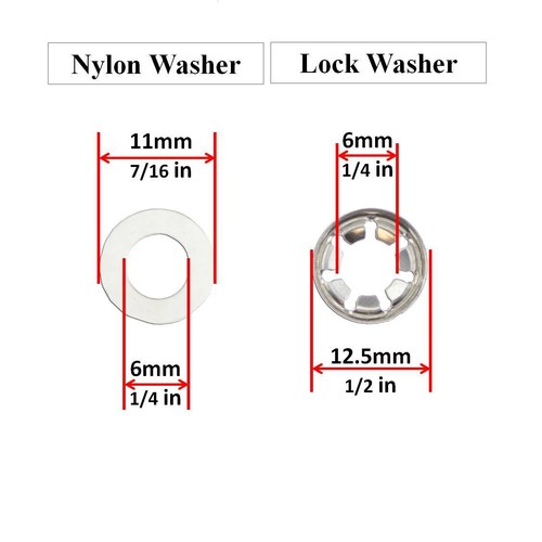 17mm Fairing Race Dzus Panex Black 10x 1/4 Turn Quick Release Clip Fastener