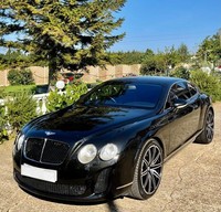 2006 BENTLEY CONTINENTAL GT 6.0 W12 IN BLACK WITH BLACK LEATHER AND PIANO BLACK