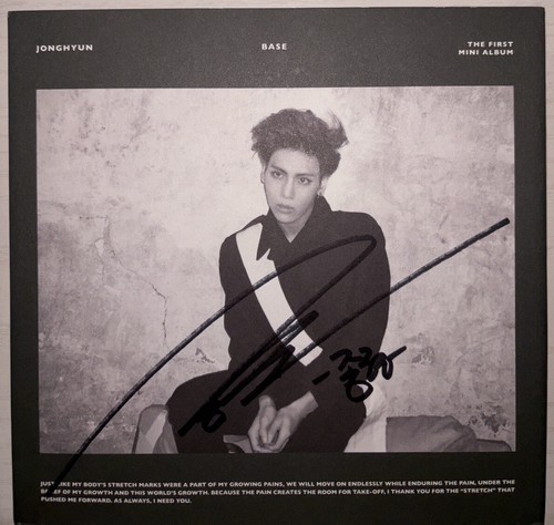 JONGHYUN BASE ミニアルバム 新品 Amazon.com: JONGHYUN SHINee - Base (1st Mini Album) [Random