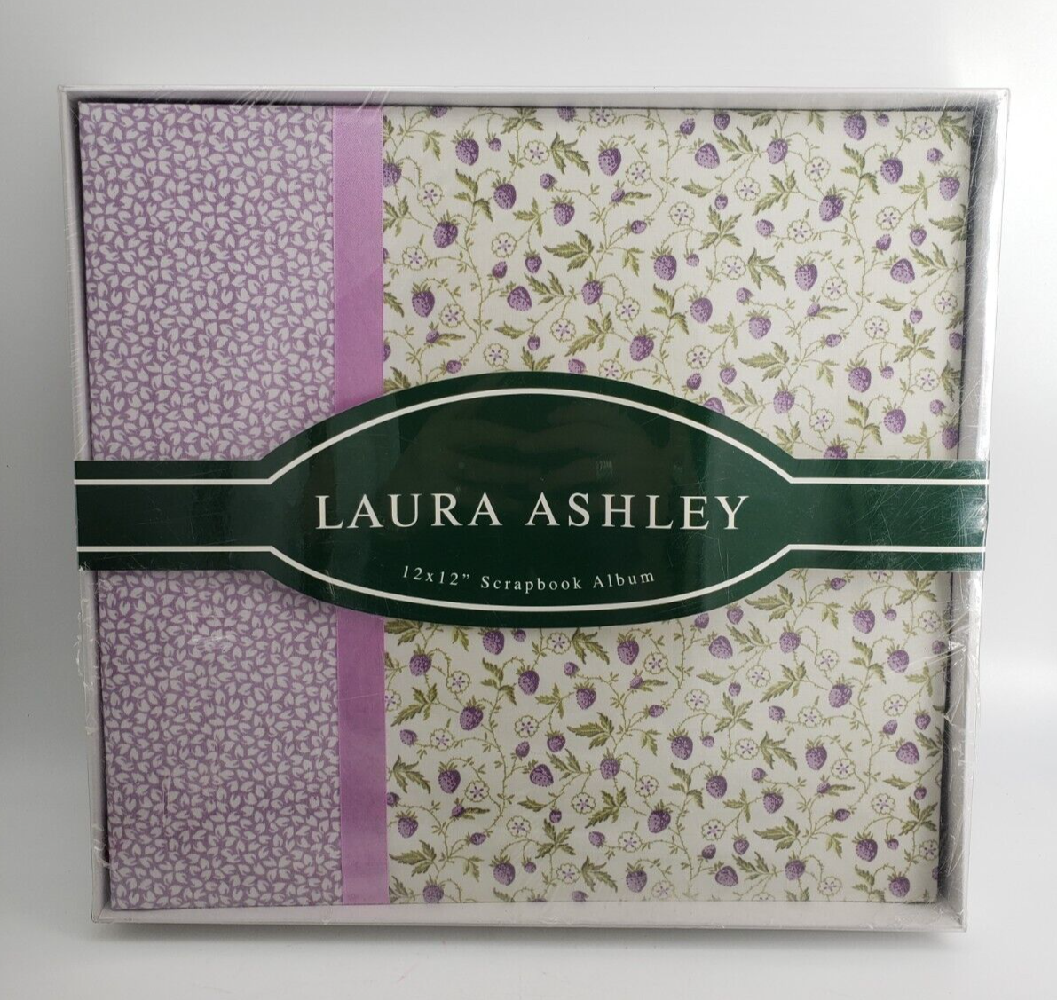 Laura Ashley 12x12in Scrapbook Album Purple Vineyard NIB
