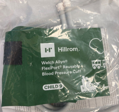 Welch Allyn Reusable Blood Pressure Cuff, Child 9, 2 Tube, REUSE-09-2MQ