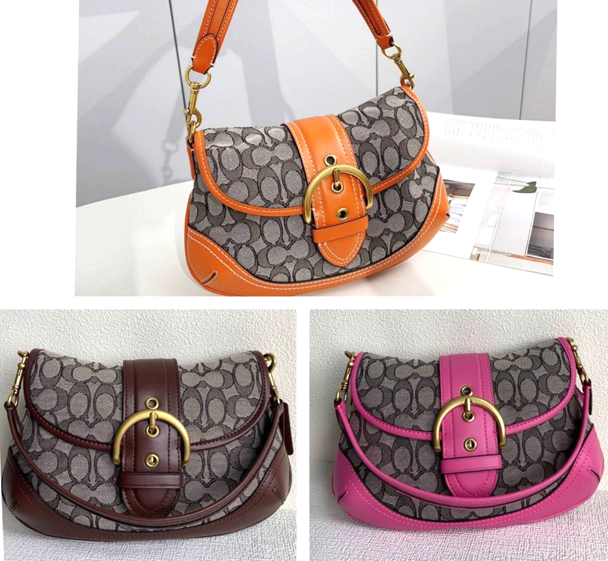 バッグ Coach Soho Optic Signature Hand Bag s-l400.jpg