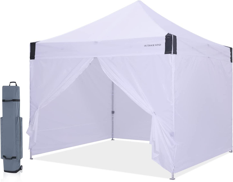 Tent Commercial 10'x10' Enclosed Instant Canopy Tent Market Stall