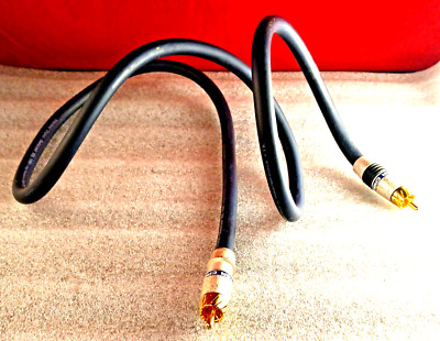 Monster Cable- HD Datalink IDL 100 Coaxial Digital 3ft Gold Tip 12-Cut-Turbine