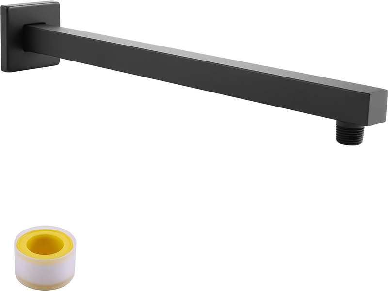 Extension Arm, Rain Shower Head Extension Extender 16-inch Squar