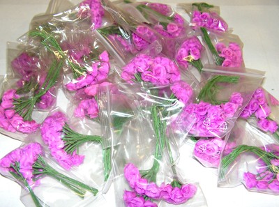 72 x Rosen Picks 10 cm Bastelposten zum verarbeiten Posten 2565