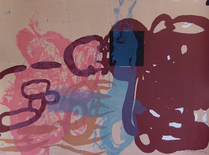 Eduard Arranz-Bravo Lithographie SignÃ©E Art Abstrait Catalan Art Abstract Art