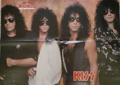 KISS - Metal Madness Magazine Centerfold - Double Sided Poster 21x15 - Eric Carr