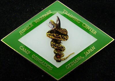 Jungle Warfare Training Center JWTC Okinawa Japan Marine Corps Challenge Coin