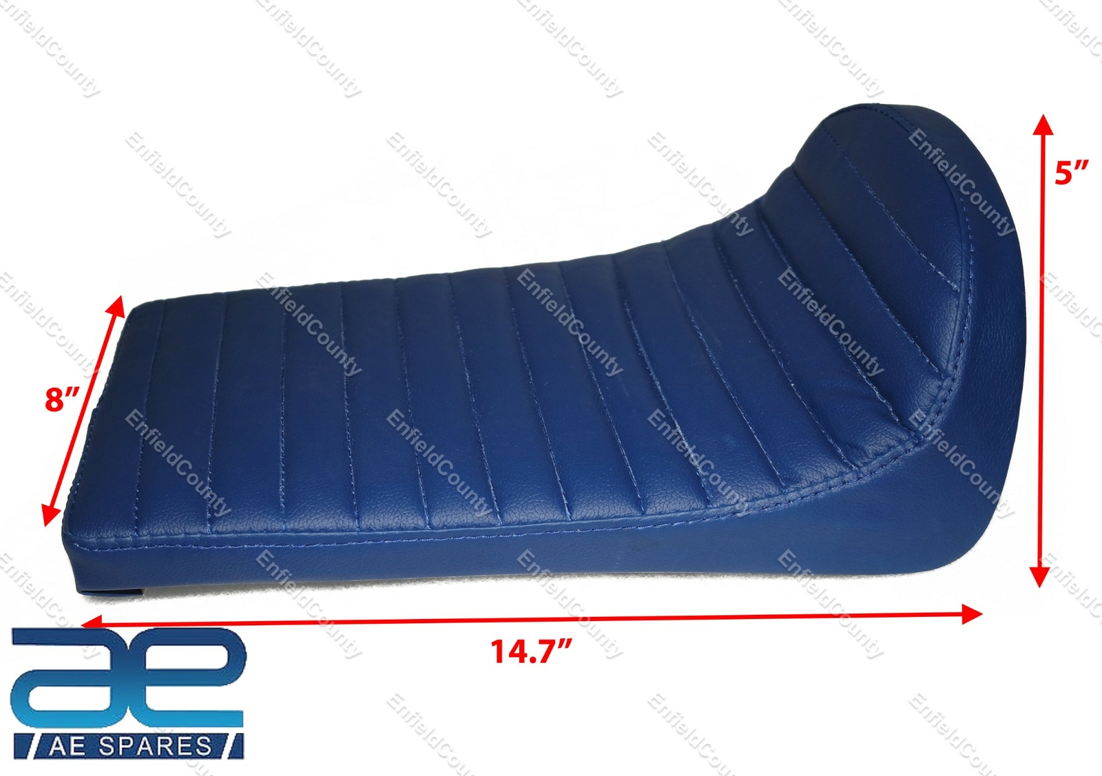 For Benelli Mojave Seat Dark Blue Faux Leather Cafe Racer 260 360 Bikes 