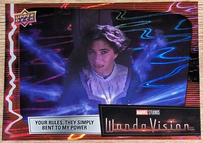 2022 Upper Deck WandaVision Red Scarlet Parallel Base Card #68 Bent To My Power