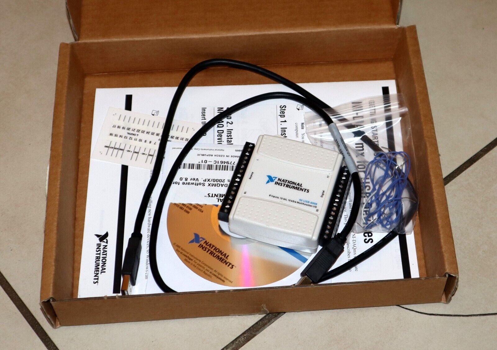National Instruments USB-6008 | NI Multifunction DAQ Device National Instruments USB-6008 | NI Multifunction DAQ Device