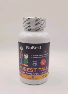NuBest Tall 10+, Teens Powerful Growth, Bone Strength, 60 Capsules For Teens!