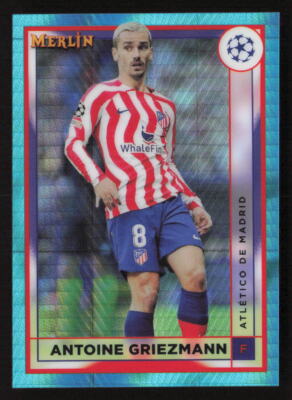 2023 Topps Chrome Merlin UEFA #26 Antoine Griezmann Aqua