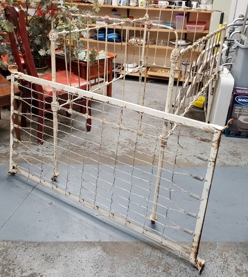 antique cast iron baby crib