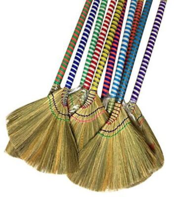 Asian Vietnam Thai Broom Sweep Natural Handmade Straw Dry Grass US SELLER NEW 