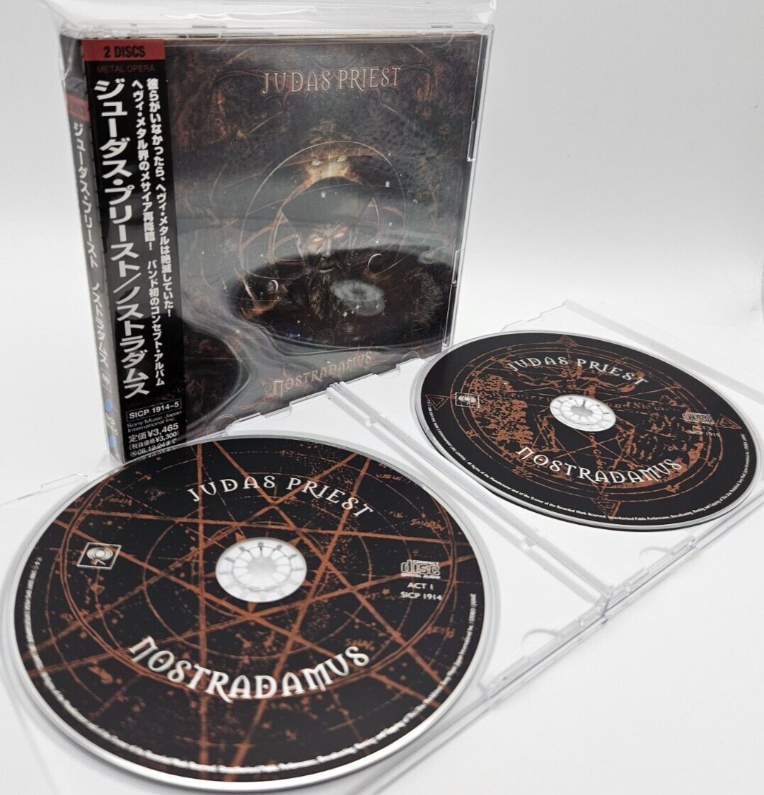 サン・オブ・ゴッド('14米) JUDAS PRIEST Nostradamus Japan 2CD SICP 1914-5 w/OBI Booklet