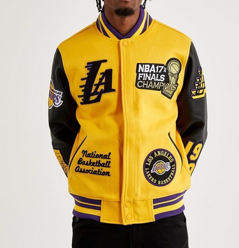 Pro Standard Los Angeles Lakers Mash up Varsity Men's Jacket