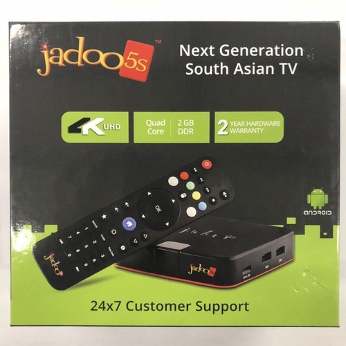Jadoo 5S Streaming Box Console w Power Cord IPTV Mirror Cast