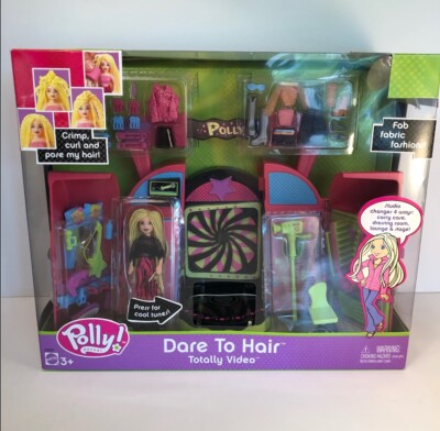 NEW Vintage 2003 Fashion Polly Dare to Hair Totally Video - NEW IN BOX