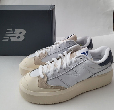 New Balance CT302OA Platform casual Sneakers Womens Size 10 White Gray