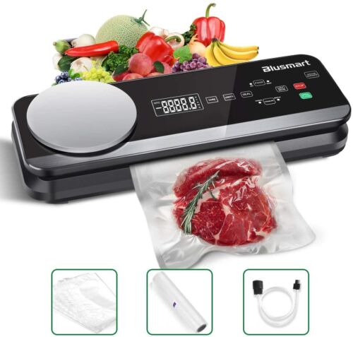 LCD Food Vacuum Sealer 80Kpa Full Automatic Vacuum Food Seal
