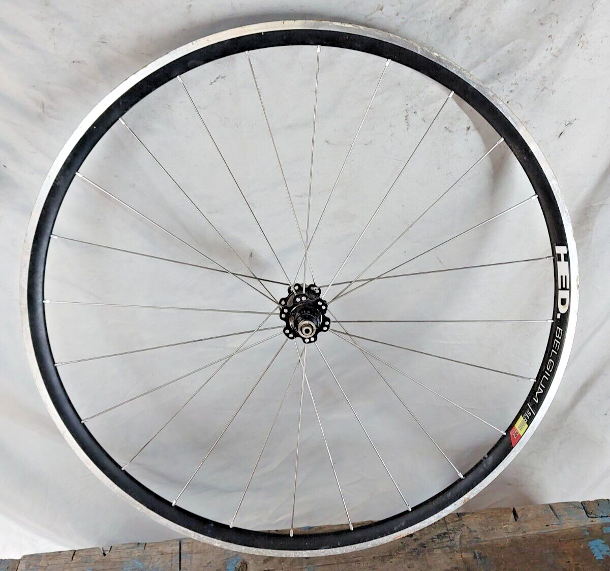 HED Belgium Series C2 700c Tubular Rear Bike Wheel Silver 130mm