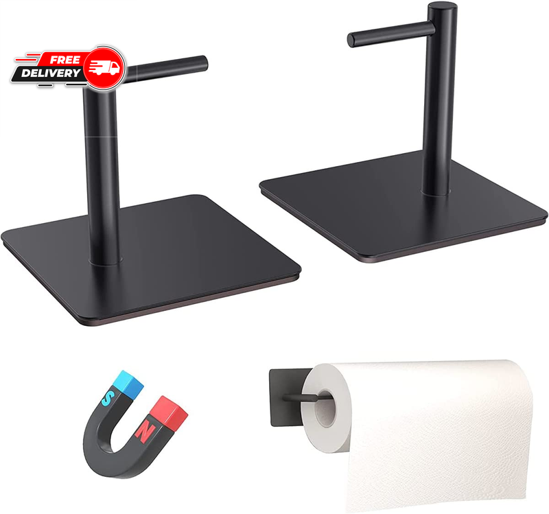 Magnetic Paper Towel Holder,  Strong Magnetic Hooks/Rack for Kitchen, W ⭐⭐⭐⭐⭐