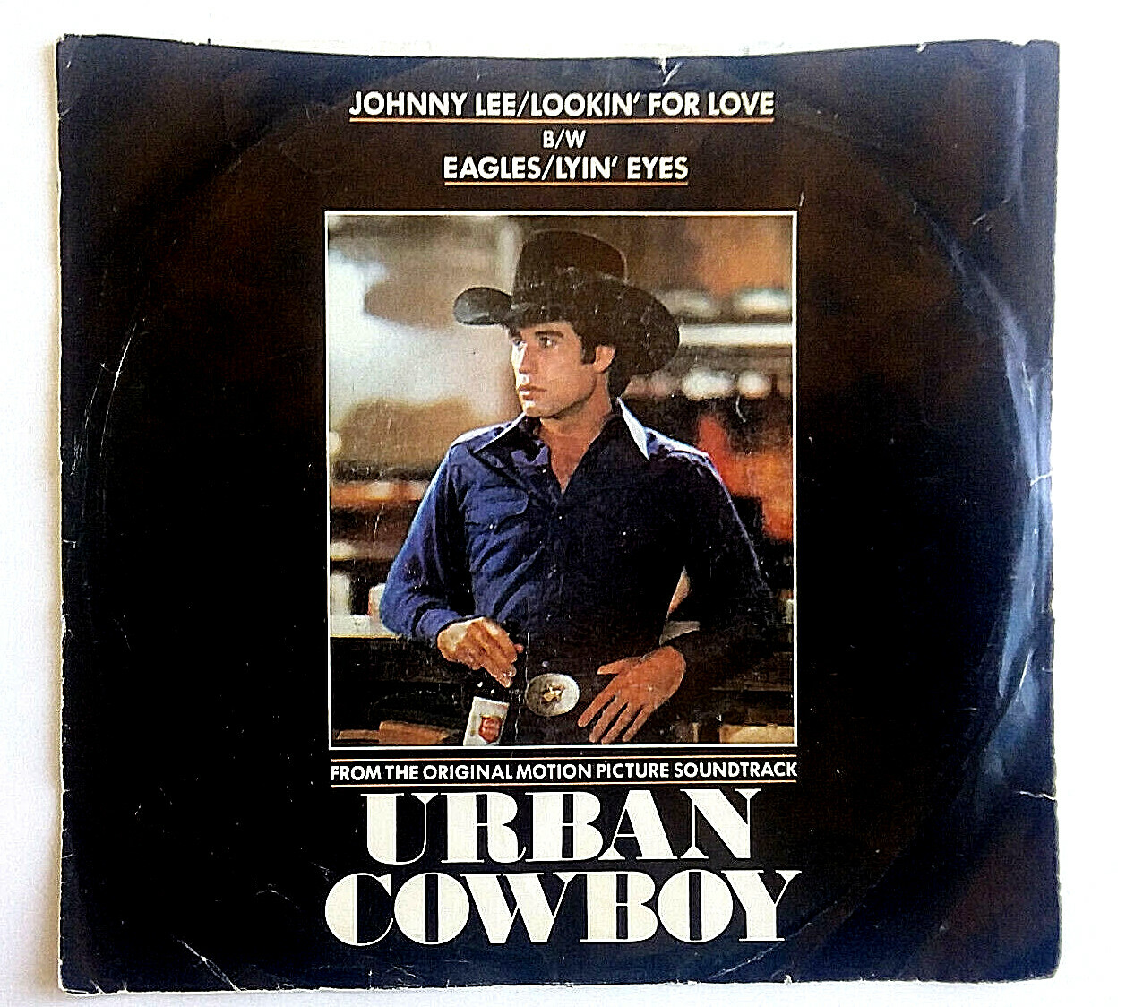 URBAN COWBOY Movie Sndtrk-Vinyl 45rpm Johnny Lee-Lookin For