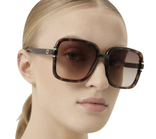 GUCCI GUCCI GG1066S-002 HAVANA HAVANA BROWN SUNGLASSES