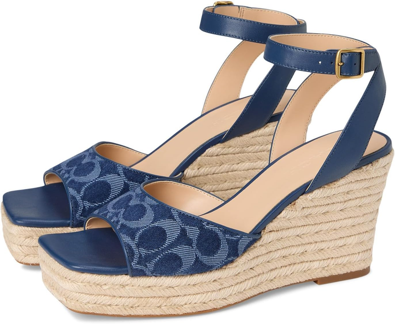 COACH womens Signature C Espadrille Wedge