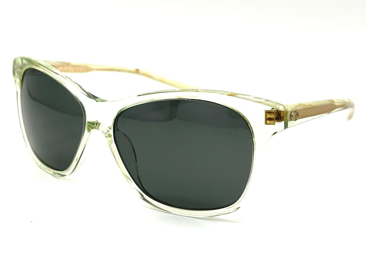 Pre-owned Costa Del Mar Sarasota Sunglasses Shiny Seafoam/gray 580glass