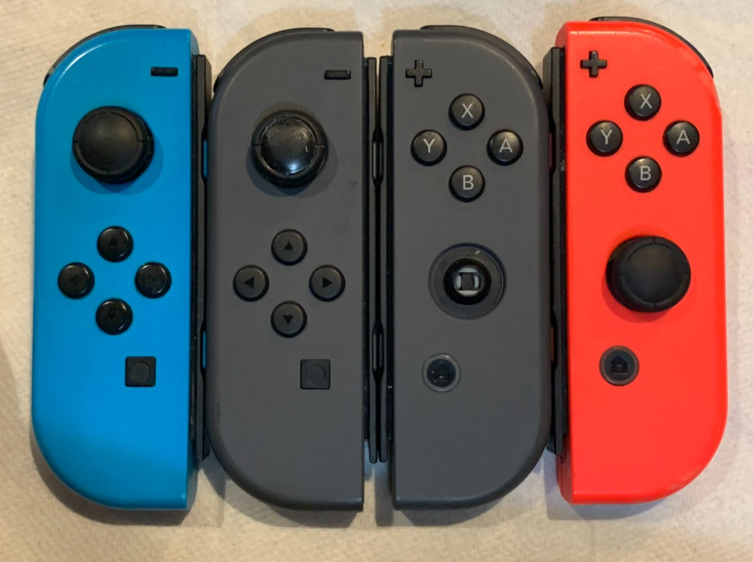 任天堂 - 【chisa】ジョイコン Nintendo Swith Joy-Con Controller - Neon Blue/Neon Red New