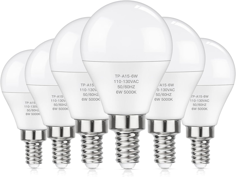 60w Equivalent Daylight White 5000k Ceiling Fan Light Bulbs 