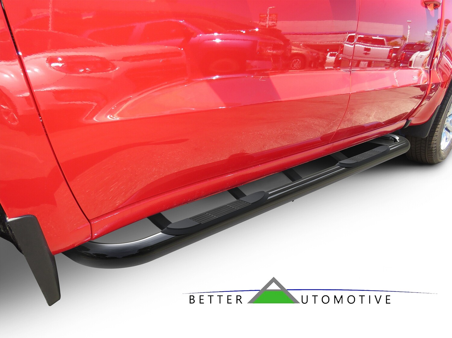 3" Black Side Step Rails for 20192021 Chevy Silverado/GMC Sierra 1500