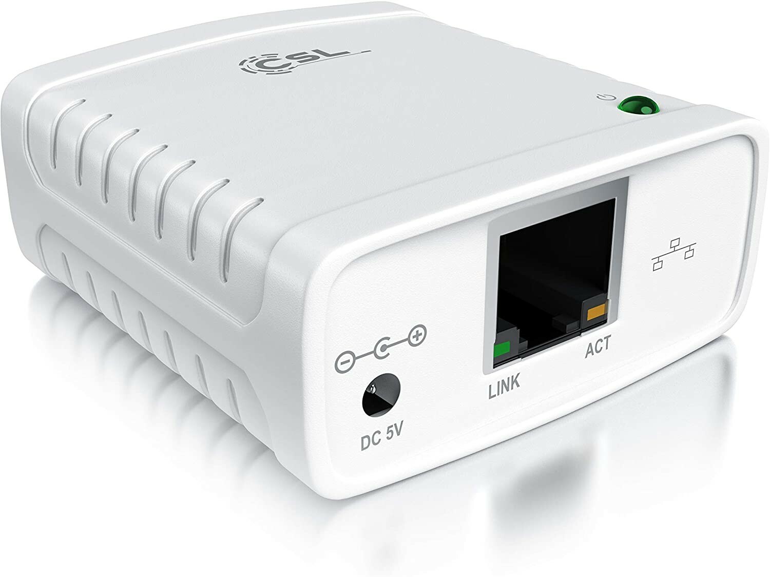 Csl - Lan Printserver Druckerserver - Fast Ethernet - Usb2.0 High Speed - Lrp Pr