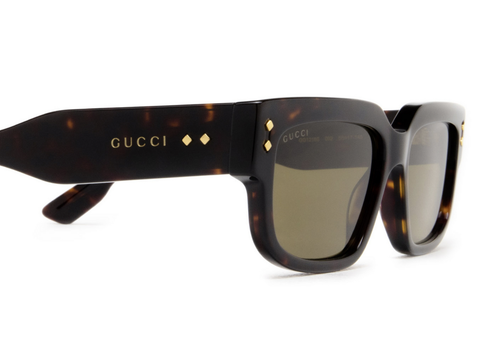 GUCCI GUCCI GG1218S-002 HAVANA HAVANA GREEN/ SUNGLASSES